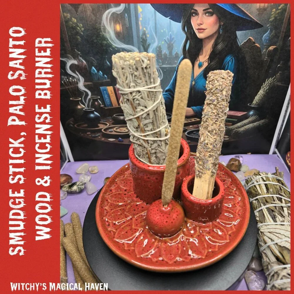 Smudge Sticks, Palo Santo Wood and Incense Burners